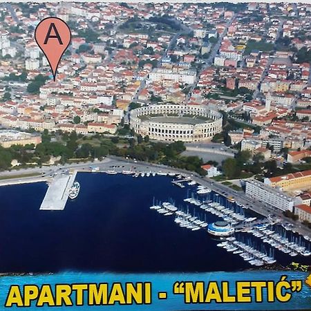 Apartments Maletic Pula Exterior foto